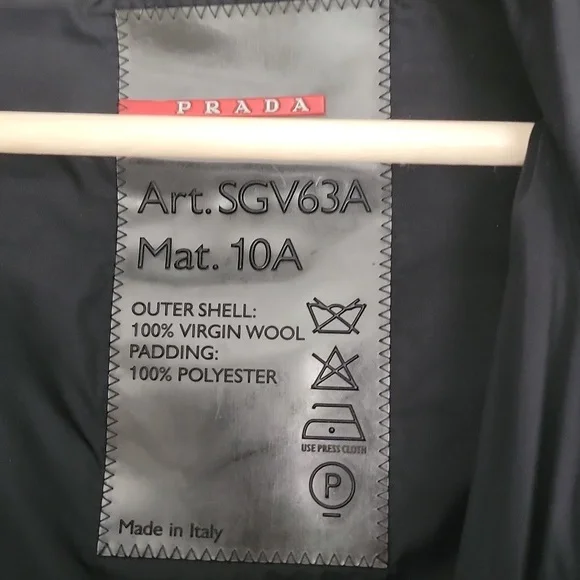 PRADA100% VIRGIN WOOLCOAT Jackets & Coats